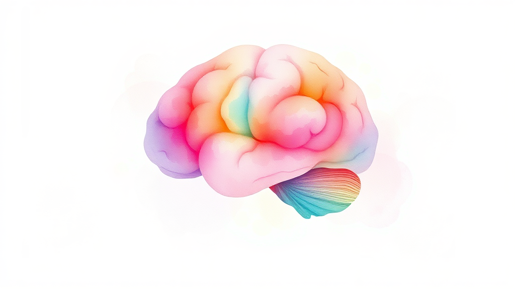 건강한 잇몸과 혈당 관리: 치매 예방의 첫걸음 (watercolor 스타일)