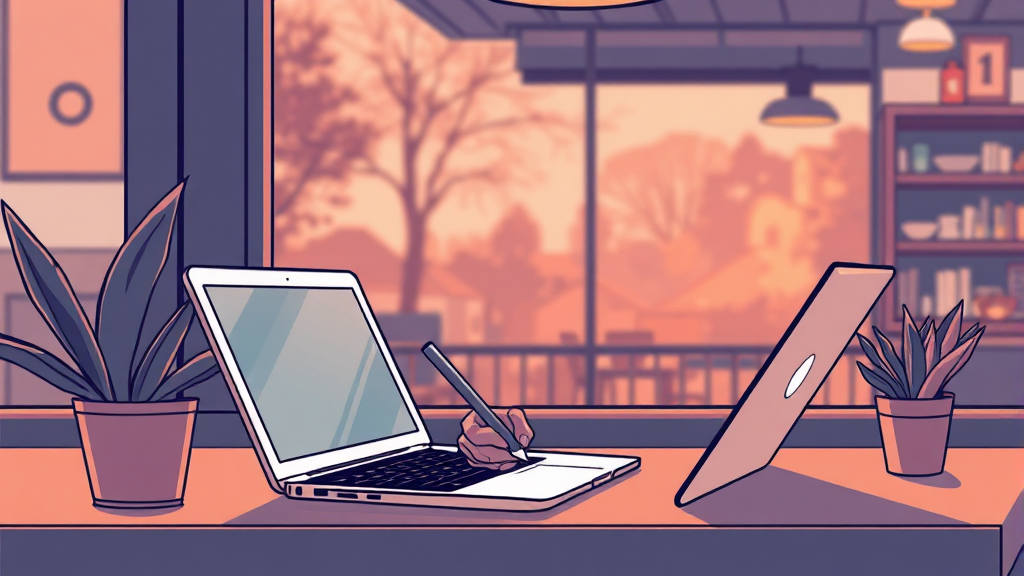 맥북 선택 이유 (illustration 스타일)