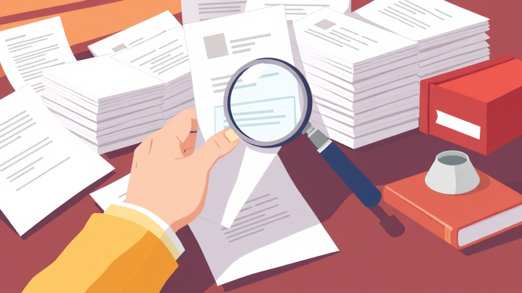 신청 방법 및 필요 서류 illustration 스타일