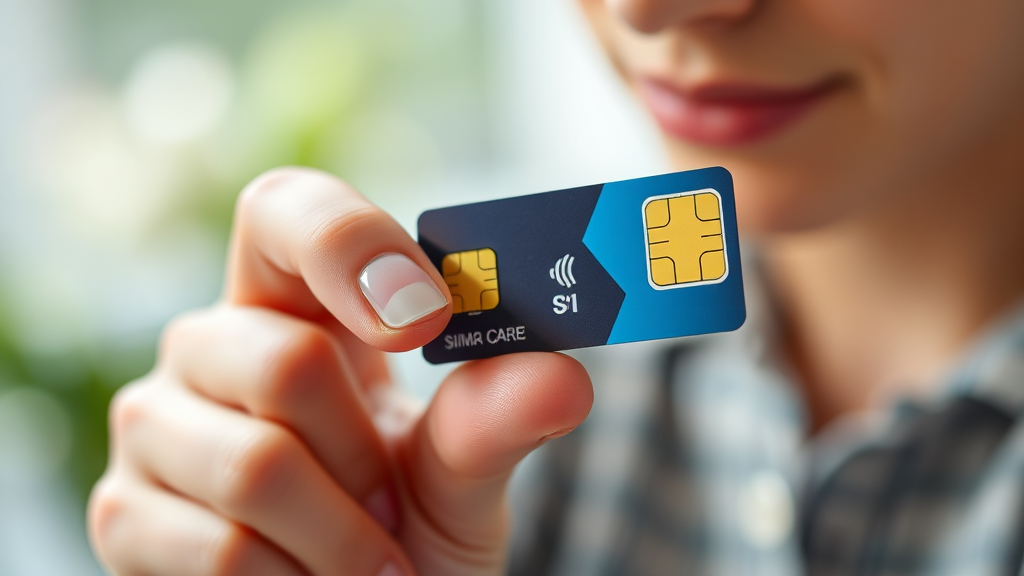 유심 인식 오류 대처법 (realistic 스타일)