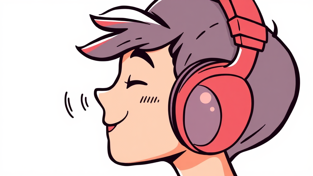 강력해진 노이즈 캔슬링과 적응형 오디오 (cartoon 스타일)