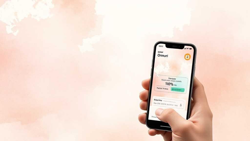 온누리상품권, 어떻게 살까? (watercolor 스타일)