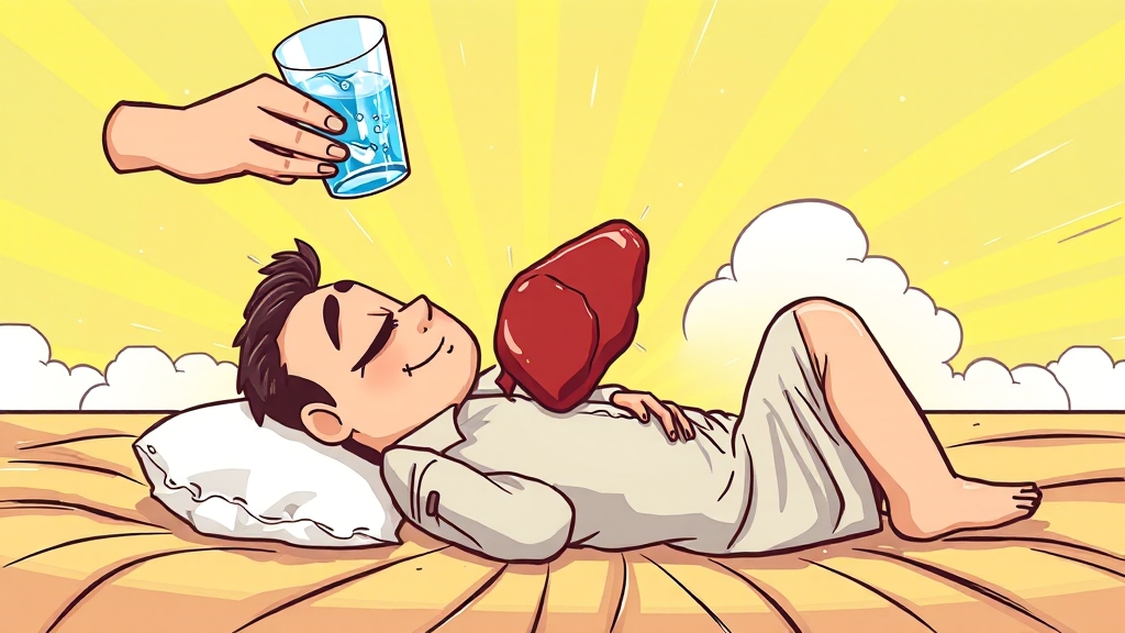 숙취해소제 최신 연구 및 전문가 의견 (cartoon 스타일)