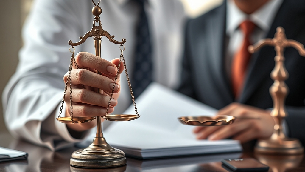 변호사, 어떤 기준으로 선택해야 할까? (realistic 스타일)