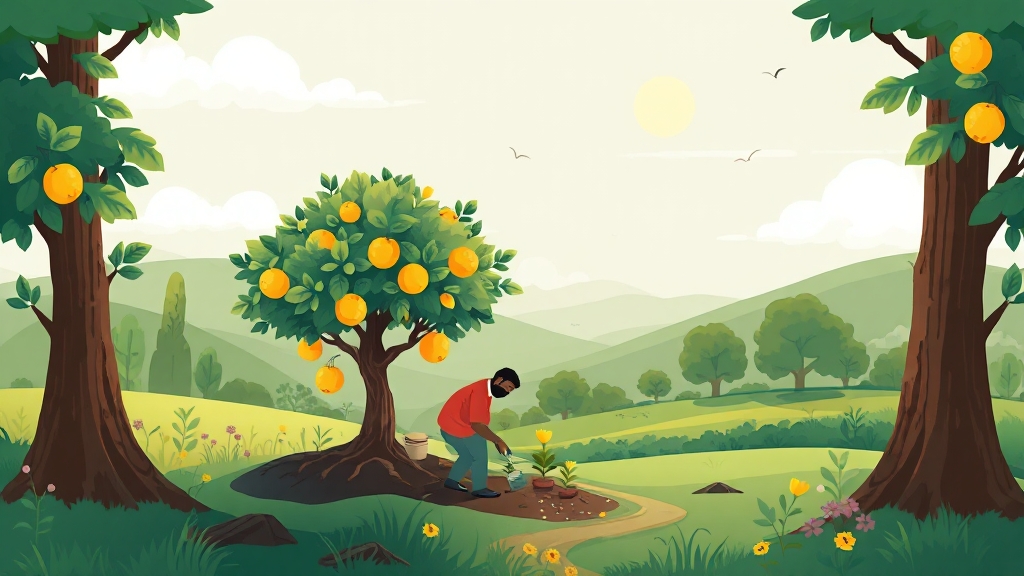 초보 블로거 수익화 로드맵 (illustration 스타일)