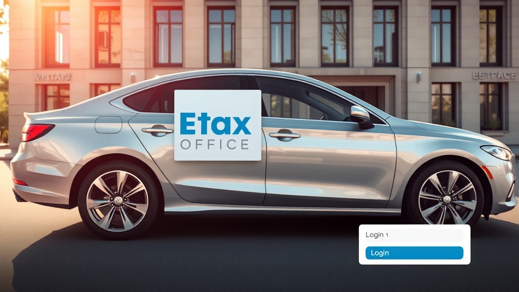 자동차세 조회 방법 (realistic 스타일)