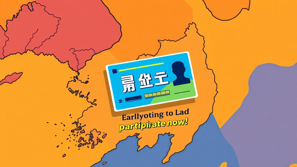 사전투표, 왜 해야 할까요? (cartoon 스타일)