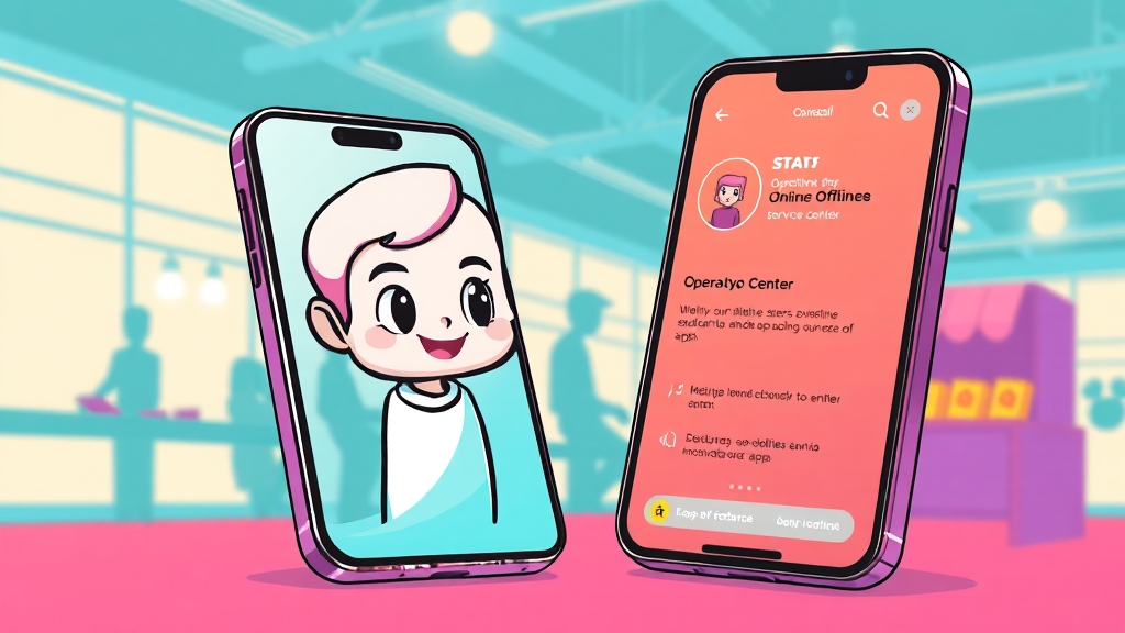 유심 구매부터 개통까지 (cartoon 스타일)