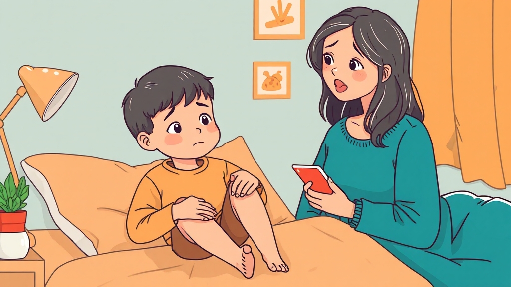 A형 독감 후유증 (illustration 스타일)