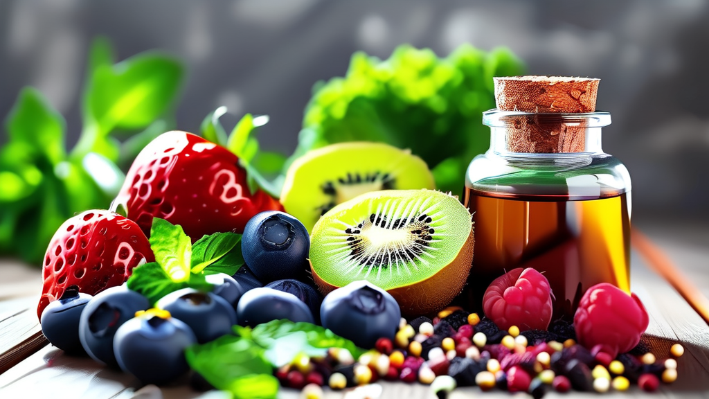 올바른 복용법과 주의사항 (realistic 스타일)