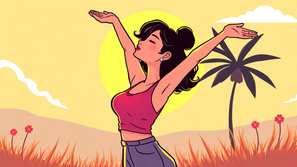 섭취 후 변화 및 경험 (cartoon 스타일)