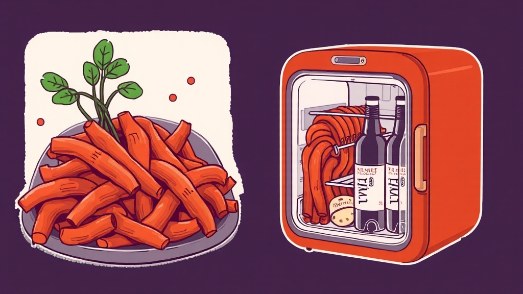 김치 맛, 제대로 지켜줄까? (illustration 스타일)