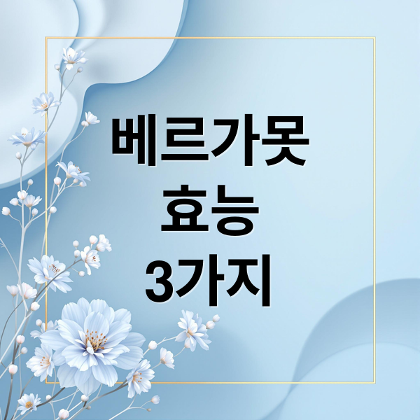 베르가못
효능
3가지 (베르가못 효능 5가지)