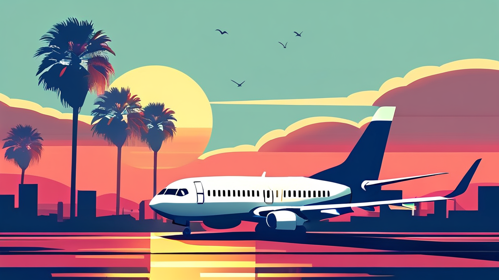 땡처리 항공권, 현명하게 활용하는 꿀팁 (illustration 스타일)