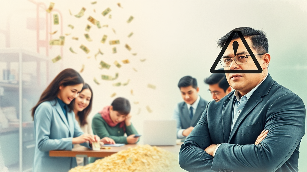 금리 인하의 긍정적 효과와 리스크 (watercolor 스타일)