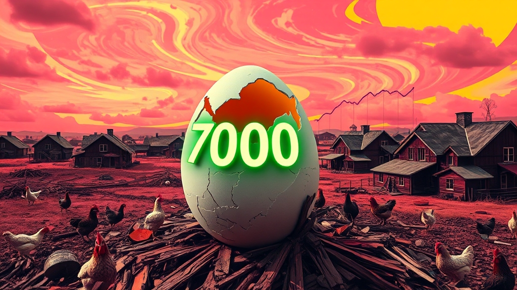 왜 이렇게 계란값이 비싸진 걸까요? (popart 스타일)