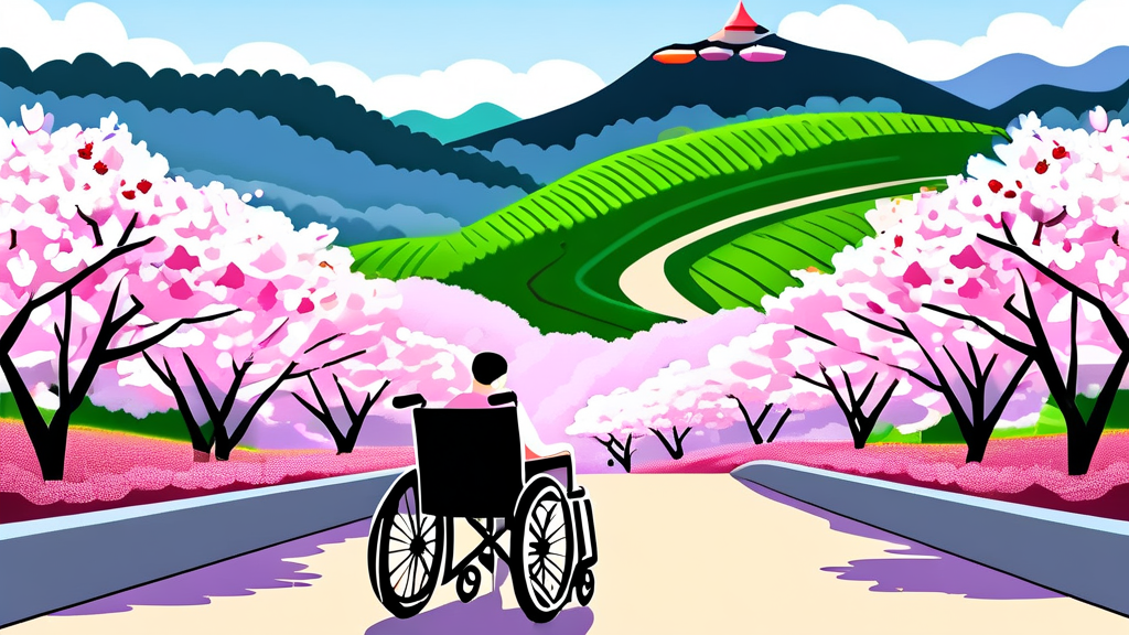 안전하고 즐거운 벚꽃 나들이를 위한 준비 (illustration 스타일)