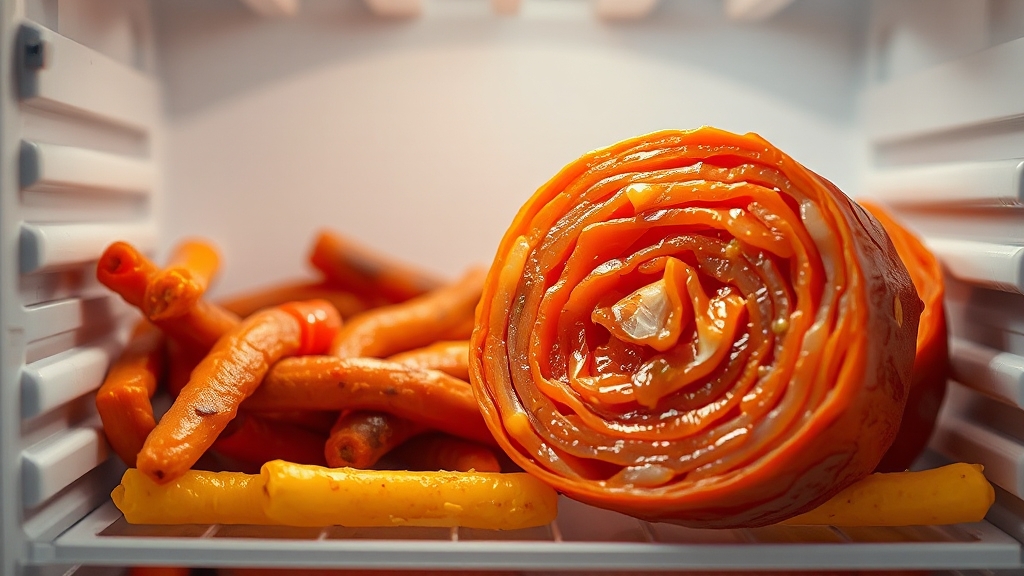 김치 맛 유지 기술 (realistic 스타일)