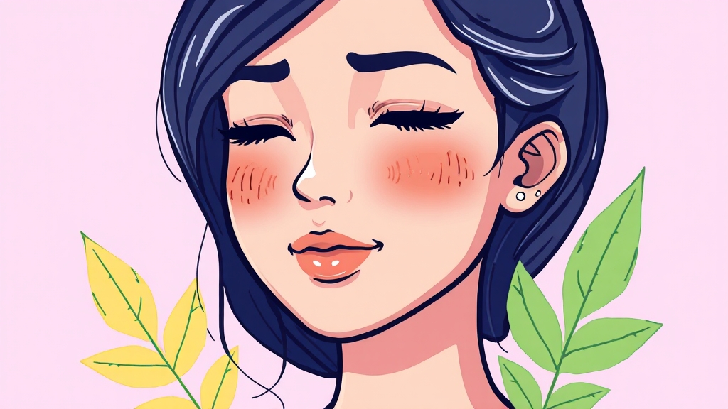 내 피부 고민, 어떻게 해결할까? (cartoon 스타일)