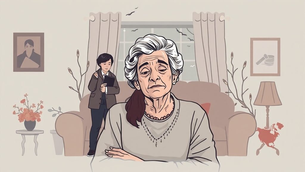 사망 원인과 숨겨진 의혹 (illustration 스타일)