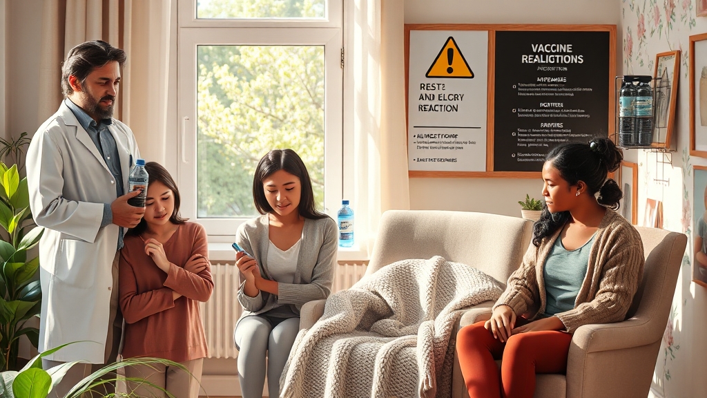 부작용 및 주의사항 (realistic 스타일)