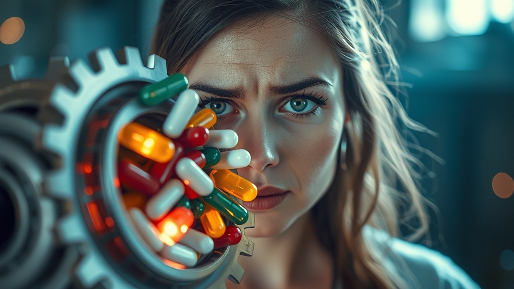 함께 섭취 시 주의해야 할 성분 (realistic 스타일)