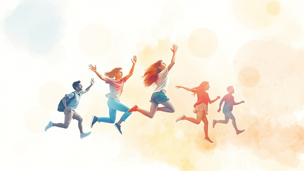 기업 지원 조건 및 신청 자격 (watercolor 스타일)