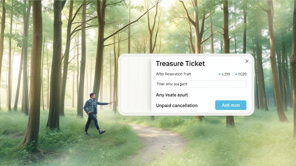 놓치면 후회! 숲나들e 취소분 예약, 타이밍이 전부다 (watercolor 스타일)