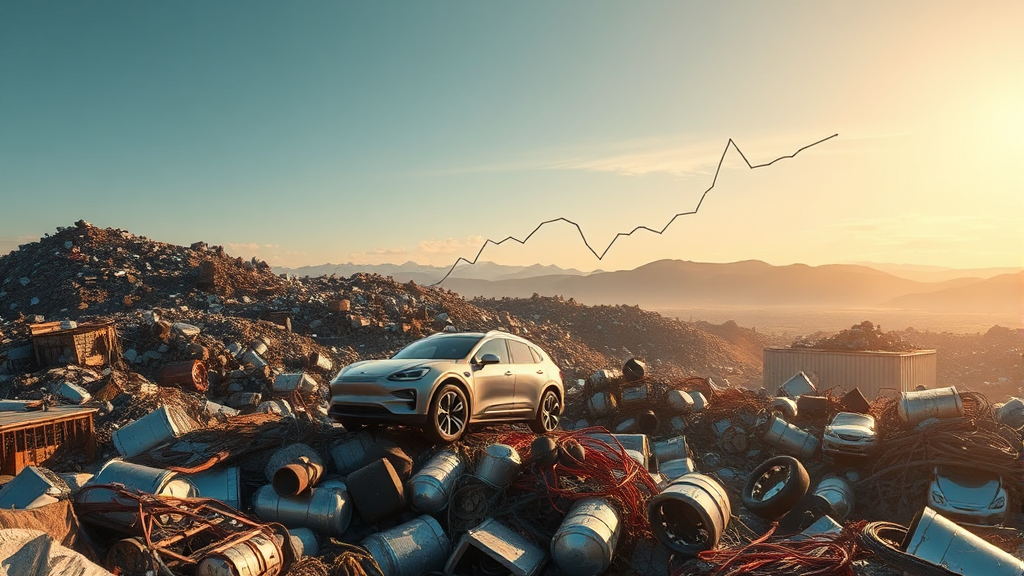 고철 시세, 앞으로는? (realistic 스타일)