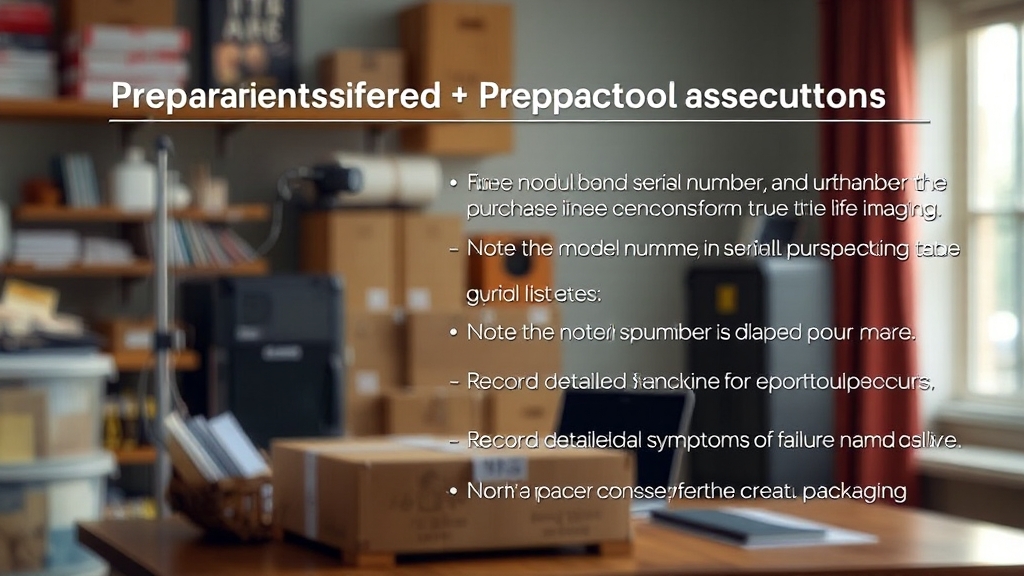 점검 전 준비사항 및 FAQ (realistic 스타일)