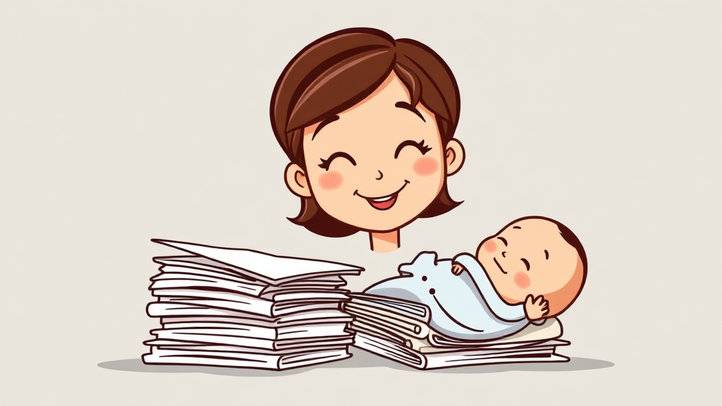 필요 서류는? (cartoon 스타일)