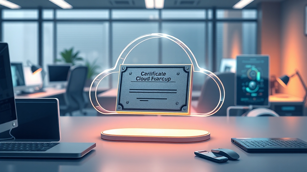 USB/클라우드로 인증서 백업하기 (illustration 스타일)