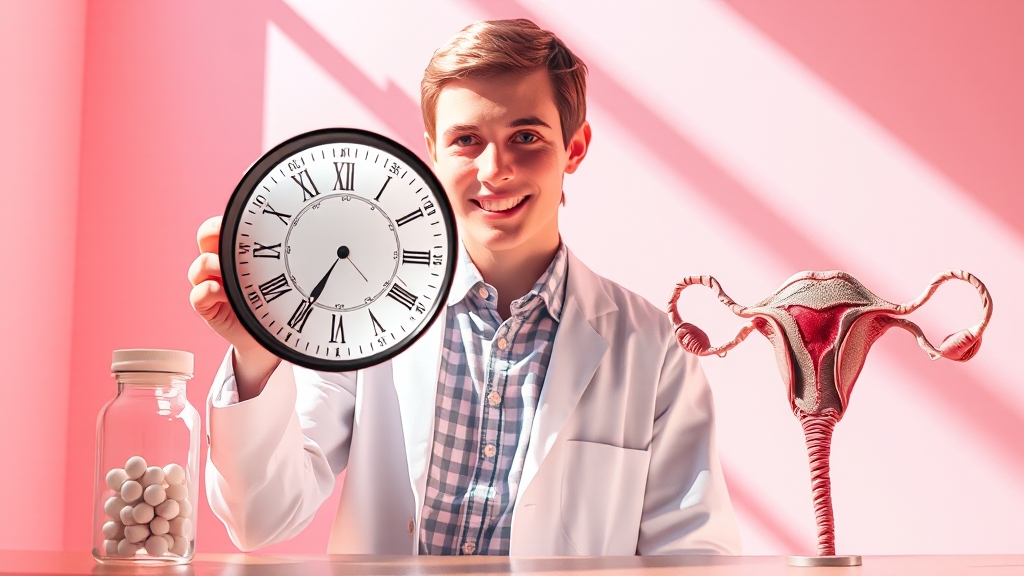 난소 노화 예방, 항노화 연구는? (realistic 스타일)