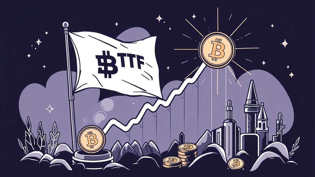 암호화폐 시장 전망, 규제 변화는 기회? (illustration 스타일)