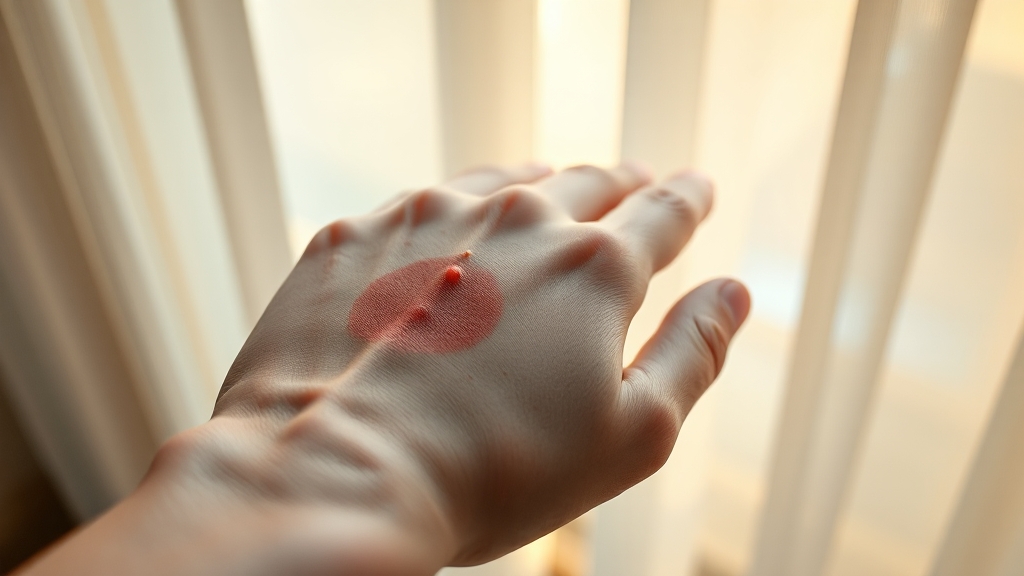 부작용 및 주의사항 (realistic 스타일)