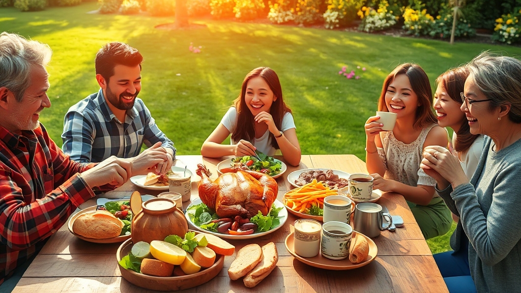 식사 중 대화 리듬 유지 비법 (realistic 스타일)