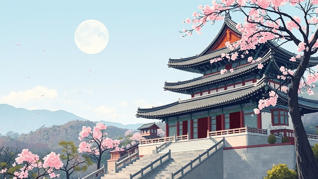 쌍계사, 역사 속으로 (illustration 스타일)