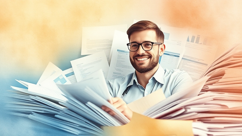 신청 시 필요 서류 (watercolor 스타일)