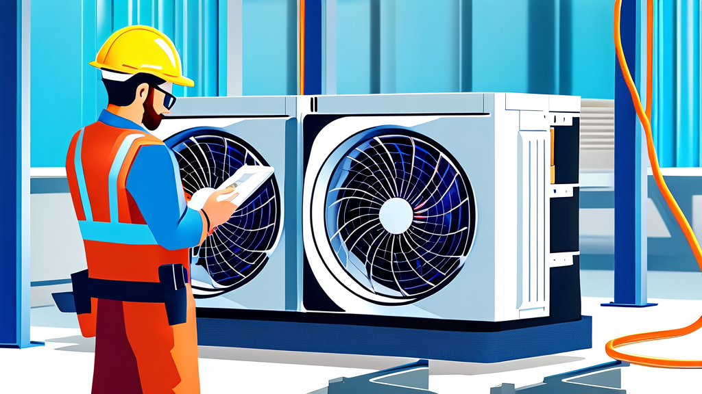 에어컨 이전 설치 후 성능 테스트 및 주의사항 (illustration 스타일)