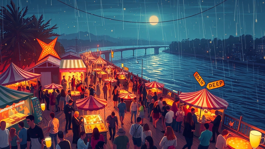 축제 기본 정보 (cartoon 스타일)