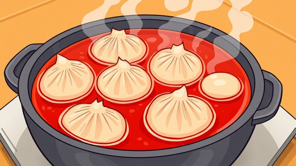 황해도 만두전골, 왜 특별할까? (cartoon 스타일)