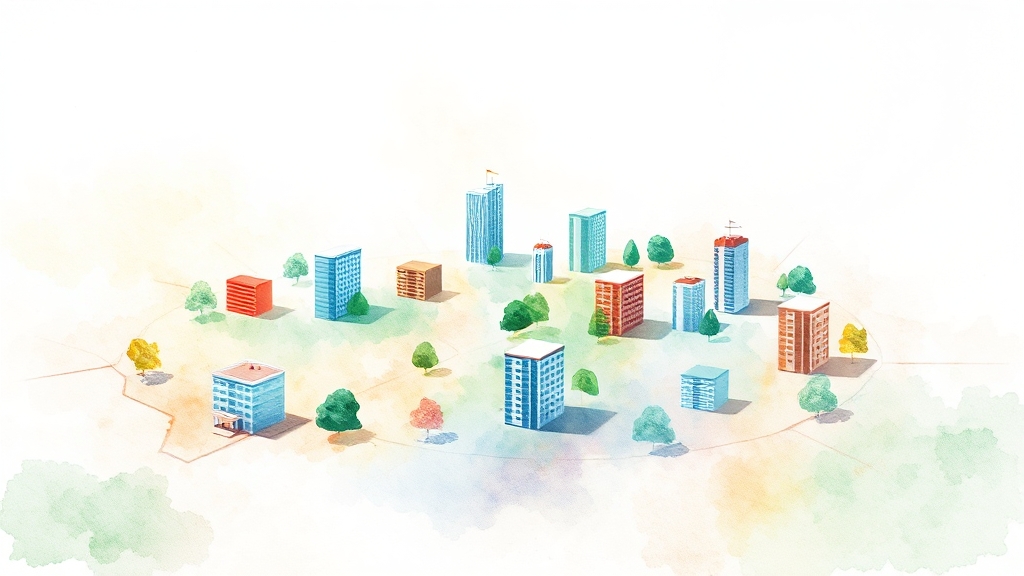 K-Geo플랫폼, 다양한 활용 사례! (watercolor 스타일)