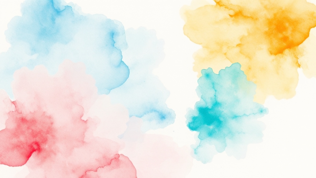 제품 추천 및 사용 후기 (watercolor 스타일)