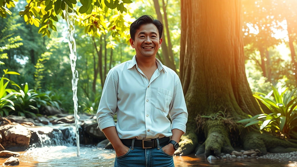 오줌 꿈: 기본 의미와 해석 (realistic 스타일)