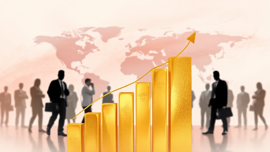 금 시세, 앞으로 어떻게 될까? (watercolor 스타일)