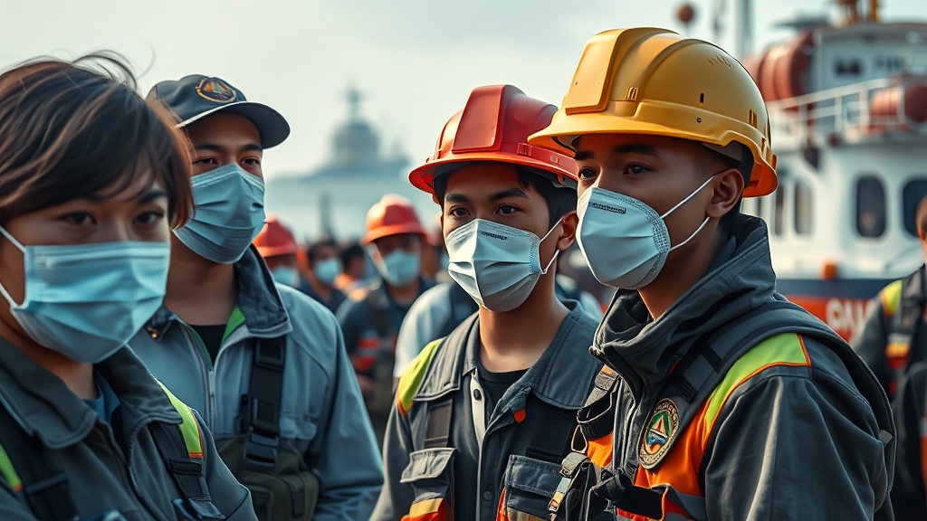 사회 주요 이슈 (realistic 스타일)