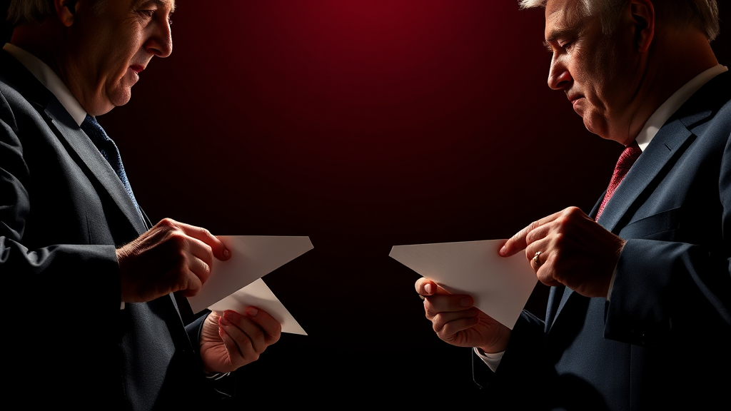 정치권, 통일교 금품수수 의혹 (realistic 스타일)