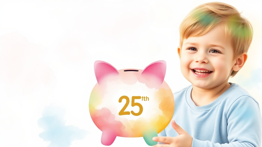 아동수당 지급일 및 시기 (watercolor 스타일)