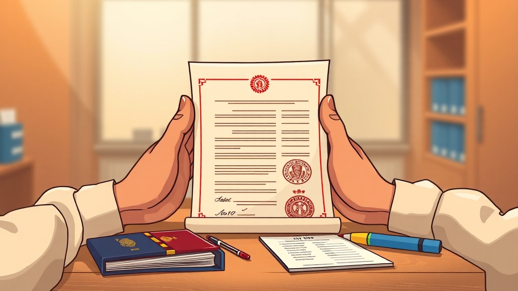 토지대장 열람 시 주의사항 (cartoon 스타일)