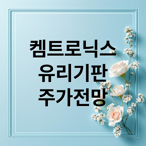 켐트로닉스
유리기판
주가전망 (켐트로닉스 주가 전망)